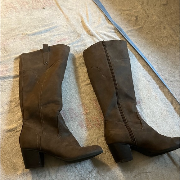 Indigo Shoes - Calf High Boots